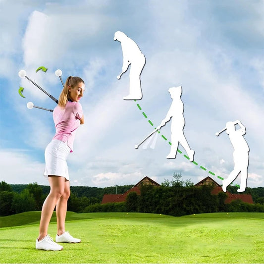 Retractable Golf Swing Training Aid🏌️
