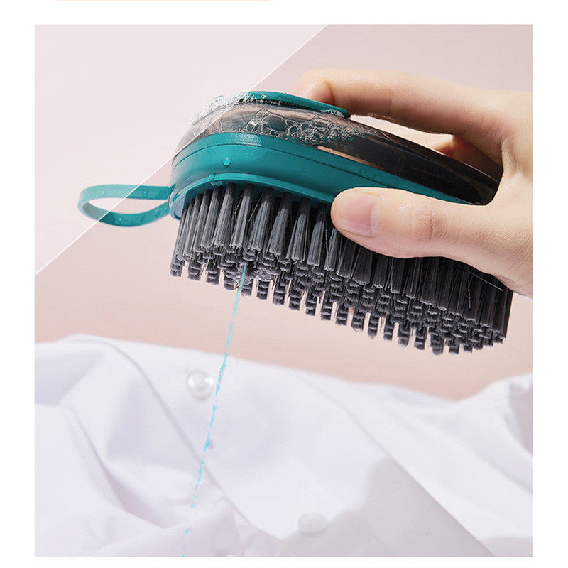 One-Push Cleaning Brush – No More Messy Hands! 🙌🧽🚫