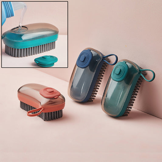 One-Push Cleaning Brush – No More Messy Hands! 🙌🧽🚫