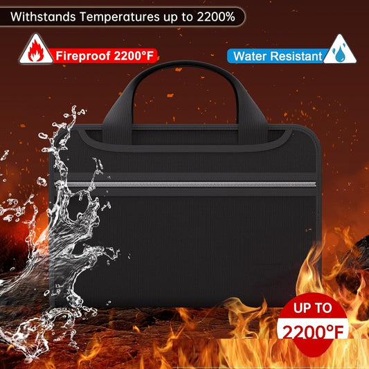 🔥Large Capacity A4 Fireproof File Folder with Handle