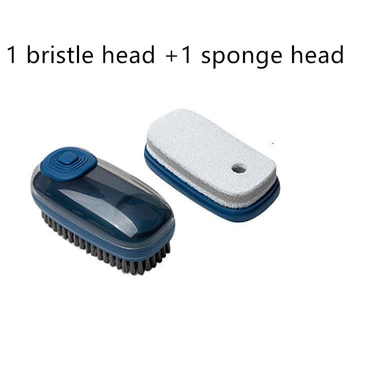One-Push Cleaning Brush – No More Messy Hands! 🙌🧽🚫
