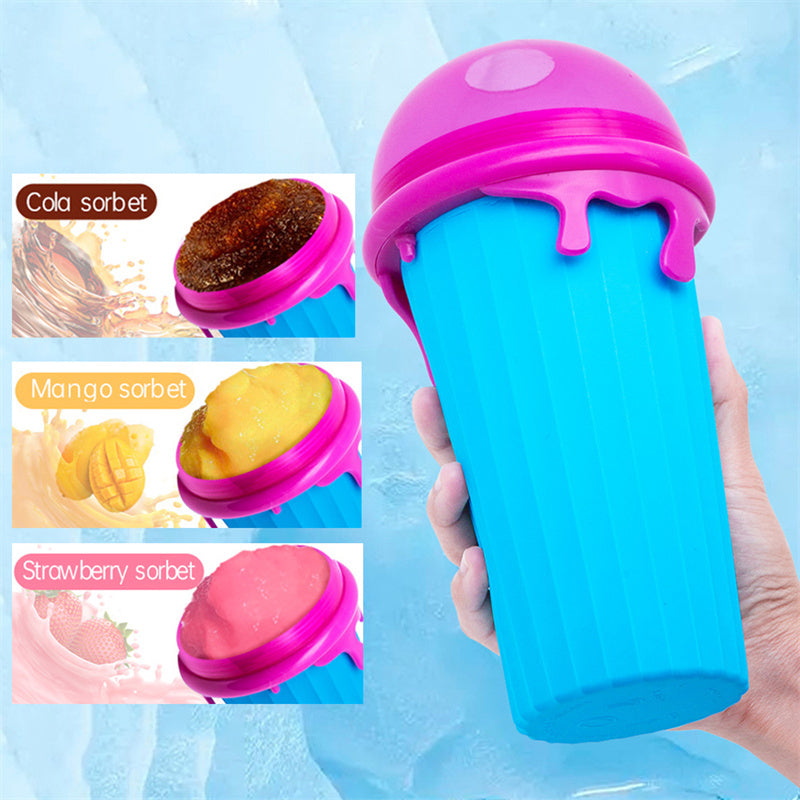 ❄️ Freeze & Squeeze – Make a Slushy in Minutes! 🍓🍹