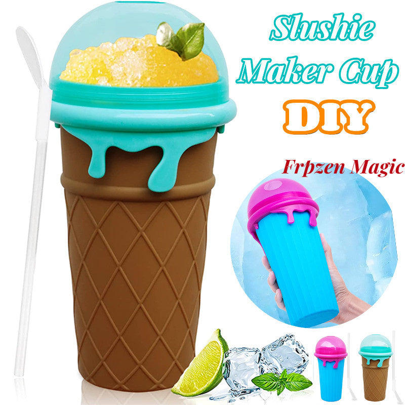 ❄️ Freeze & Squeeze – Make a Slushy in Minutes! 🍓🍹