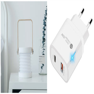 Foldable LED Night Light 🌙✨ Portable & Rechargeable Lantern 🔋