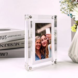 Digital Picture Frame Acrylic Video Player Digital Photo Frame Vertical Display With 1GB And Battery Type C Video Frame Gift For Loved TSPREHFP