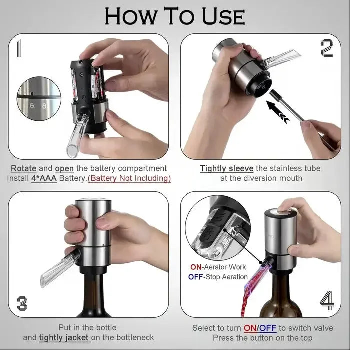 Fashion Personality Instant Decanting Function Decanter TSPREHFP