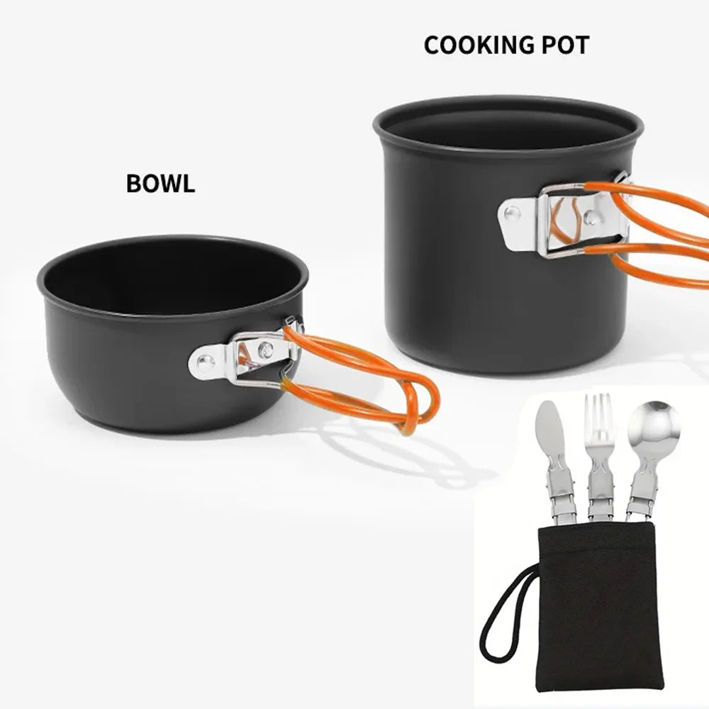 Camp cooking set