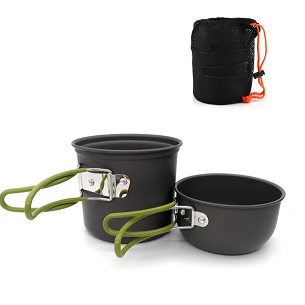 Camp cooking set