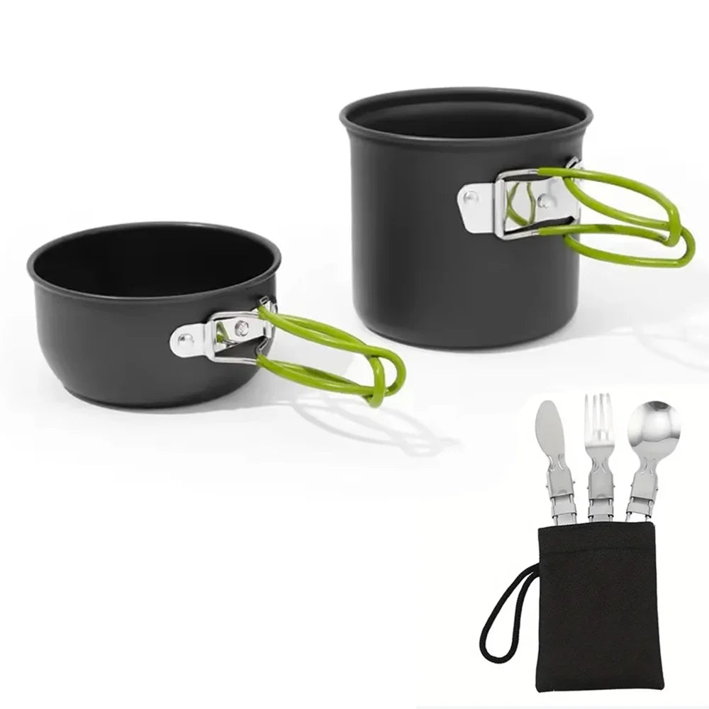Camp cooking set