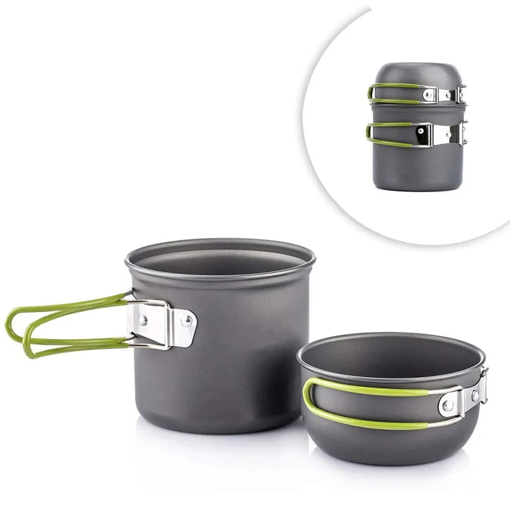 Camp cooking set