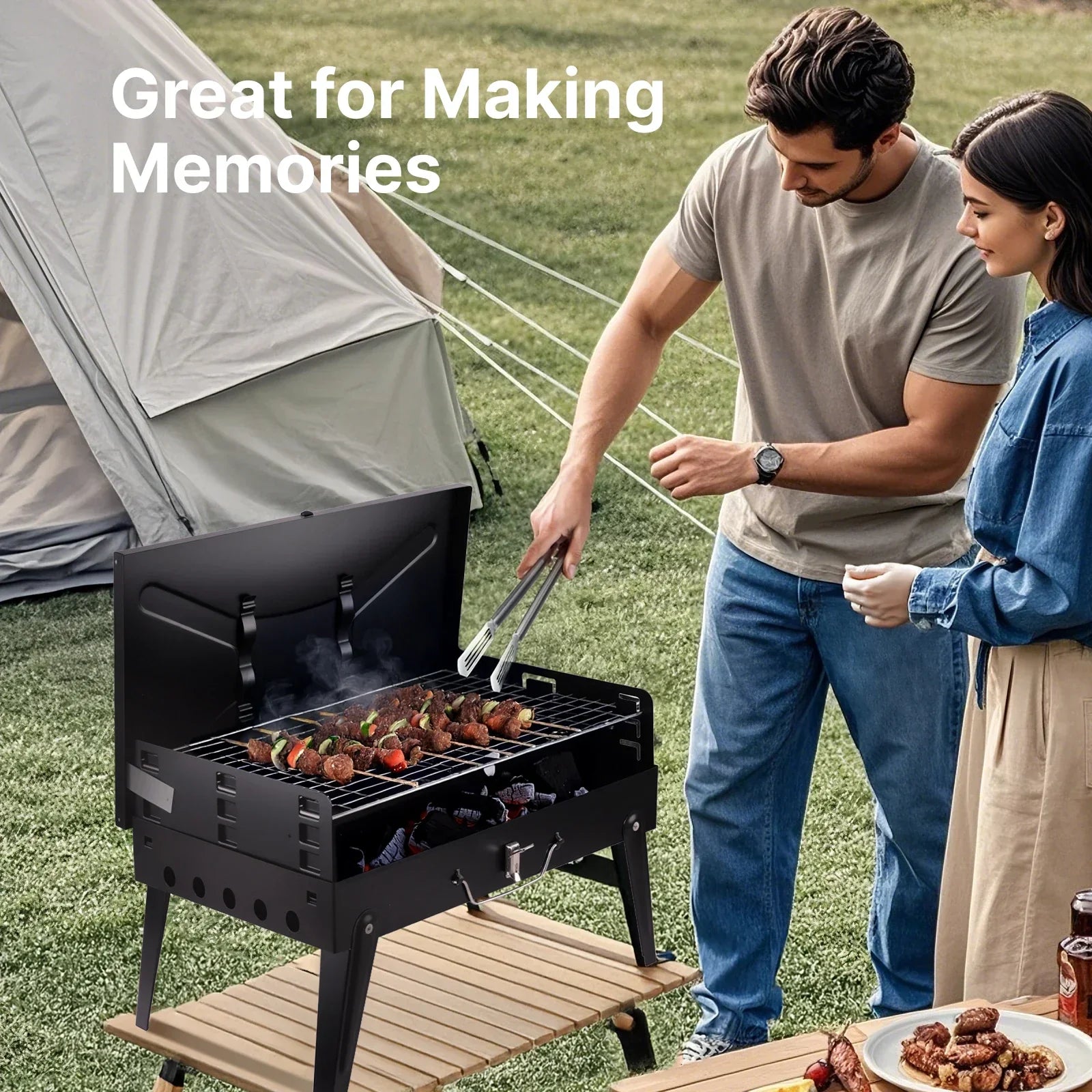 Portable Charcoal Grill
