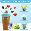 ❄️ Freeze & Squeeze – Make a Slushy in Minutes! 🍓🍹