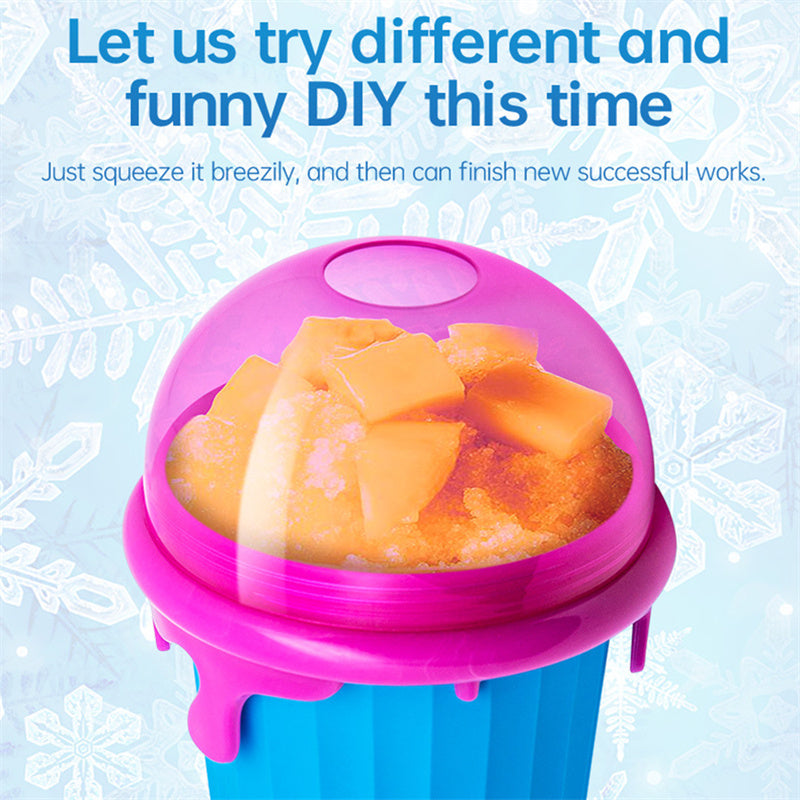 ❄️ Freeze & Squeeze – Make a Slushy in Minutes! 🍓🍹